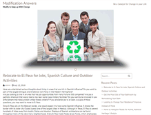 Tablet Screenshot of modificationanswers.com